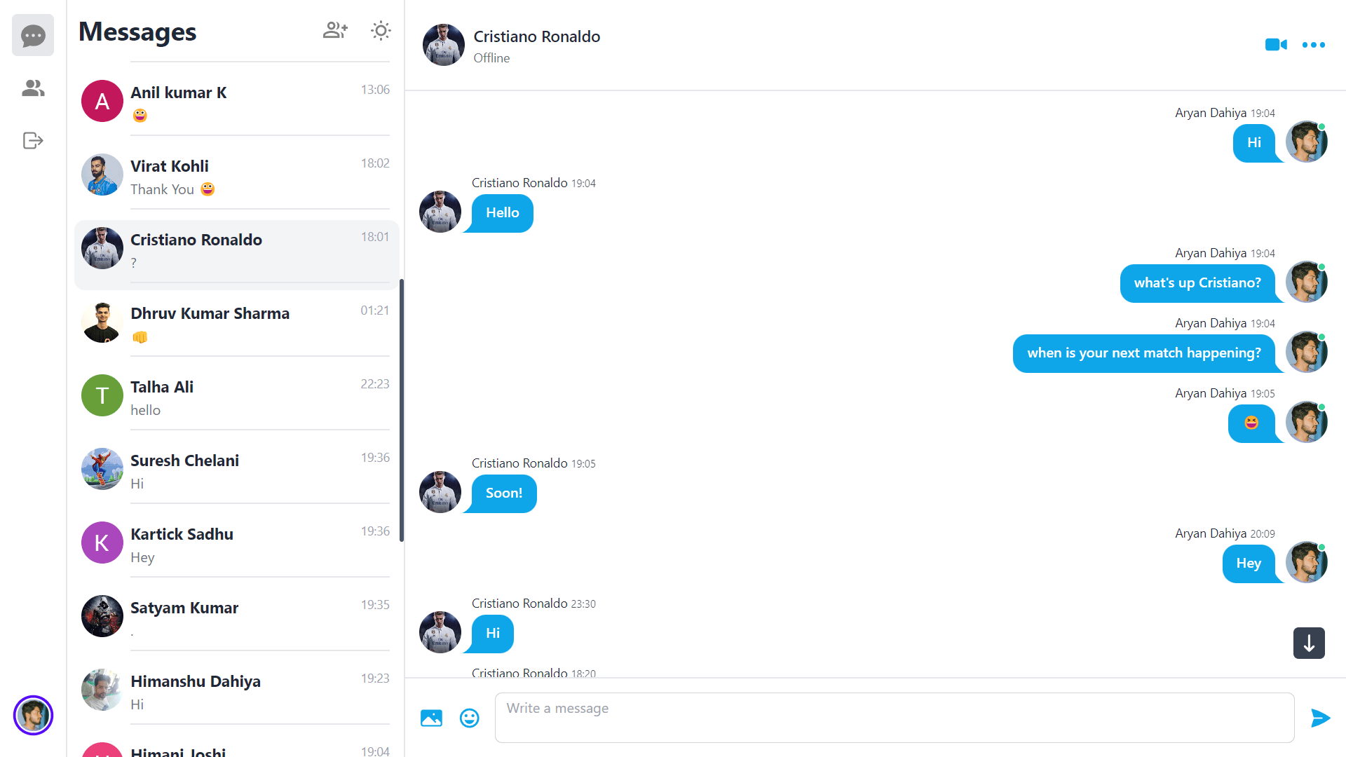 Nexus - Chat Application preview